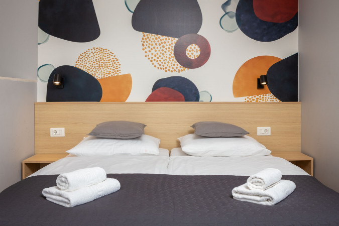 Studio s pogledom na more, Solar Beach Inn u neposrednoj blizini mora, Stobreč, Dalmacija Stobreč