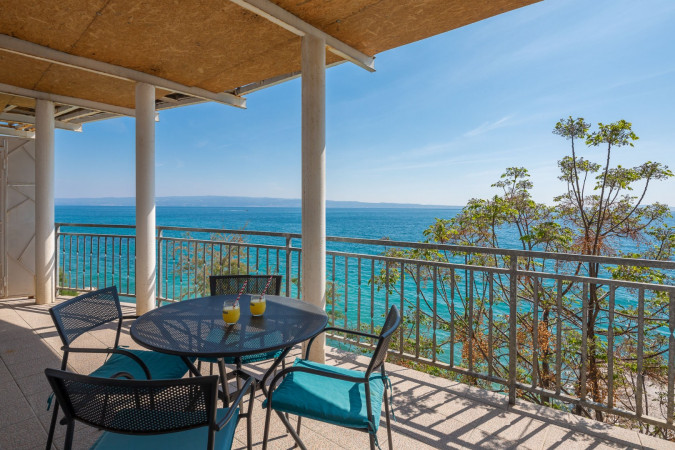 Apartman s pogledom na more 1, Solar Beach Inn u neposrednoj blizini mora, Stobreč, Dalmacija Stobreč