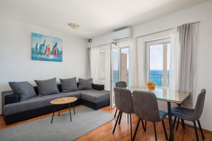 Apartman s pogledom na more 1, Solar Beach Inn u neposrednoj blizini mora, Stobreč, Dalmacija Stobreč
