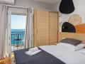 Double Rooms with Balcony and Sea View, Solar Beach Inn near the sea, Stobreč, Dalmatia, Croatia Stobreč